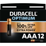 Duracell Optimum piles alcalines AAA - pack de 12