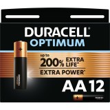 Duracell Optimum piles alcalines AA - pack de 12