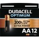 Duracell Optimum piles alcalines AA - pack de 12 - Image 2