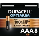 Duracell Optimum piles alcalines AAA - pack de 8 piles haute performance