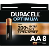 Piles alcalines Duracell Optimum AA - pack de 8