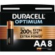 Piles alcalines Duracell Optimum AA - pack de 8 - Image 2