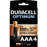 Duracell Optimum piles alcalines AAA 1,5V - pack de 4
