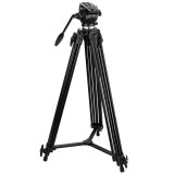 Caruba Videostar 177 Pro trépied vidéo avec tête à amortissement fluide