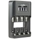 Chargeur ultra-rapide USB Jupio 4 slots AA/AAA avec 4 piles AA 2700mAh gratuites - Image 2
