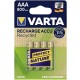 Varta AAA piles rechargeables recyclées - 800mAh - préchargées - pack de 4 - Image 2