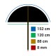 Falcon Eyes parapluie flash UR-60WB blanc/noir 152 cm - Image 6