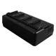 Chargeur professionnel 4 ports compatible avec Sony NP-FM50, NP-FM55H, NP-QM71, NP-QM91 - Image 2