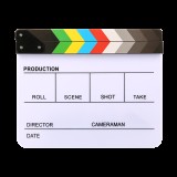 Clap de cinéma StudioKing SK-CB3025A avec surface effaçable pour synchronisation audio-vidéo