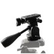 Nest 3-Weg Panoramakop WT-6012H - tête panoramique 3 axes pour trépied, capacité jusqu'à 6 kg - Image 2
