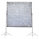 Falcon Eyes honingraat LHC-36 360x360 cm - panneau diffuseur professionnel avec grille pour contrôle directionnel de la lumière - Image 1
