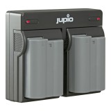 Jupio Kit : 2 batteries caméra EN-EL15B 1700mAh + chargeur USB double