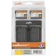 Jupio Kit : 2 batteries caméra EN-EL15B 1700mAh + chargeur USB double - Image 2
