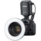 Godox Macro Ringflitser ML-150II - flash annulaire macro pour photographie professionnelle avec 8 bagues d'adaptation