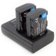 ChiliPower LP-E6NH Canon USB Duo Kit - set d'accus pour appareil photo avec chargeur double USB - Image 3