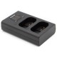 ChiliPower chargeur double USB pour 2 batteries Panasonic DMW-BLK22 simultanément - Image 2