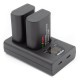 ChiliPower chargeur double USB pour 2 batteries Panasonic DMW-BLK22 simultanément - Image 3