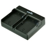 Jupio chargeur USB double pour Canon LP-E6, LP-E6N, LP-E6NH et LP-E6P