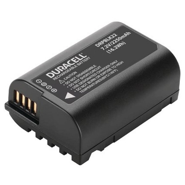 Batterie d'appareil photo DMW-BLK22 pour Panasonic - Duracell d'origine
