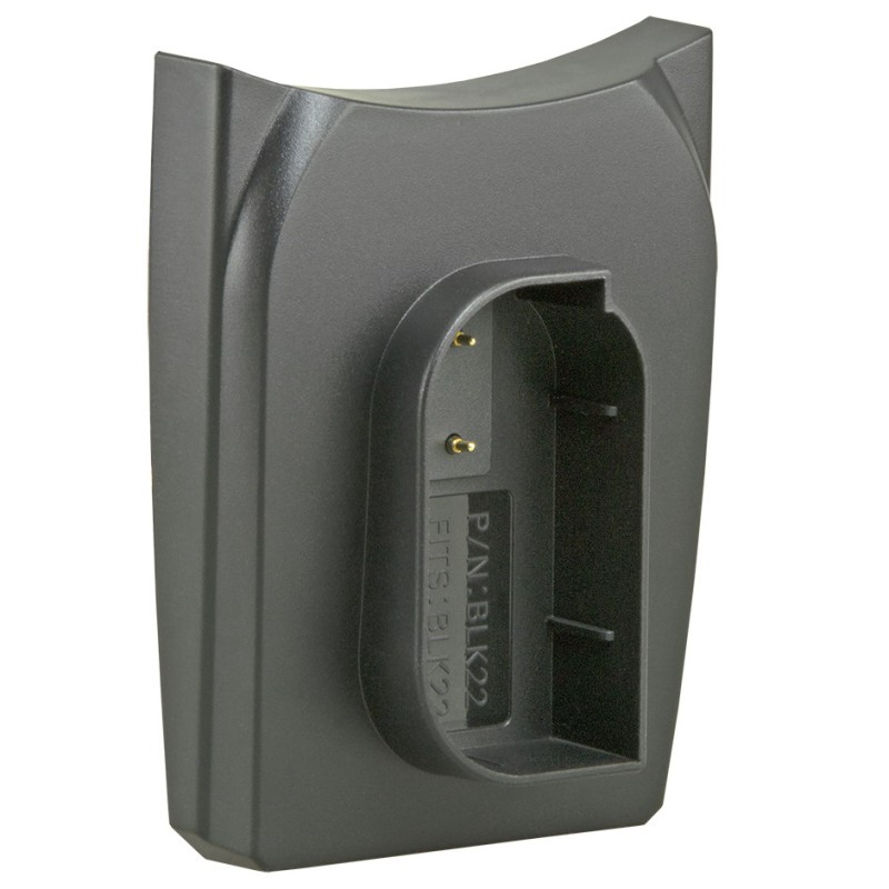 Accu-frontje voor duo en single oplader - voor Panasonic accu DMW-BLK22