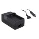 Chargeur de batterie compatible avec Kodak LB-070, inclut chargeur voiture