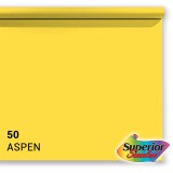 Superior papier de fond 50 Aspen 1,35 x 11m - jaune professionnel mat