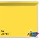 Superior papier de fond 50 Aspen 1,35 x 11m - jaune professionnel mat - Image 1