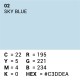 Superior papier de fond 02 Sky Blue 1,35 x 11m - bleu ciel professionnel pour photographie et vidéo - Image 5