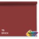 Superior papier de fond 75 Brick 1,35 x 11m - Couleur terracotta professionnelle - Image 1