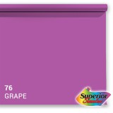 Superior papier de fond 76 Grape violet 1,35 x 11m pour photo et présentation