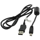 Câble USB compatible avec Casio EMC-6 pour appareils photo - 1 mètre