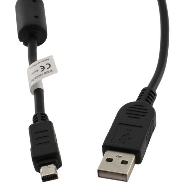 Câble USB compatible avec Olympus CB-USB6 - 1,5 m avec fonction de charge