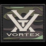 Vortex Camo Logo Patch 121-52-CAM en PVC avec scratch, 5,5 x 4,5 cm