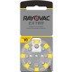 Rayovac piles auditives type 10 (jaune) pack de 8 - Image 2