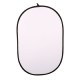 Falcon Eyes Reflector RFR-3648S argenté/blanc 92x122 cm avec support de trépied - Image 1
