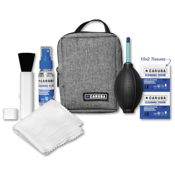 Caruba kit de nettoyage all-in-one pour appareil photo et objectifs