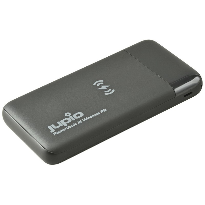 Jupio PowerVault III 10.000mAh powerbank en Wireless Qi oplader - Ondersteunt PD