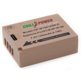 ChiliPower batterie NP-W126 USB-C pour Fujifilm - 1260mAh avec câble de charge