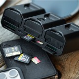 Jupio Pr1me Gear Tri-Charge chargeur triple professionnel pour Sony NP-FZ100 avec fonction powerbank