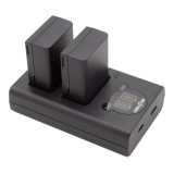 ChiliPower EN-EL25 Nikon USB Duo Kit - set d'accus pour appareil photo avec chargeur double USB