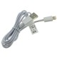 Digibuddy câble de synchronisation et de charge USB Lightning certifié MFi pour iPhone, iPad et iPod - 1 mètre blanc - Image 2