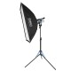 Sirui softbox pliable QR6090 60x90 cm avec nid d'abeille et sac de transport - Image 1