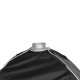 Sirui softbox pliable QR6090 60x90 cm avec nid d'abeille et sac de transport - Image 6