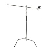 Sirui C-Stand Set CS02 - Stand professionnel avec roues et sac de sable, extensible de 150 à 320 cm