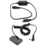 ExPro adaptateur secteur USB-C avec batterie factice DR-E15 pour Canon EOS 100D