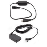 ExPro adaptateur secteur USB-C avec batterie factice DR-E12 pour Canon EOS M et EOS M10