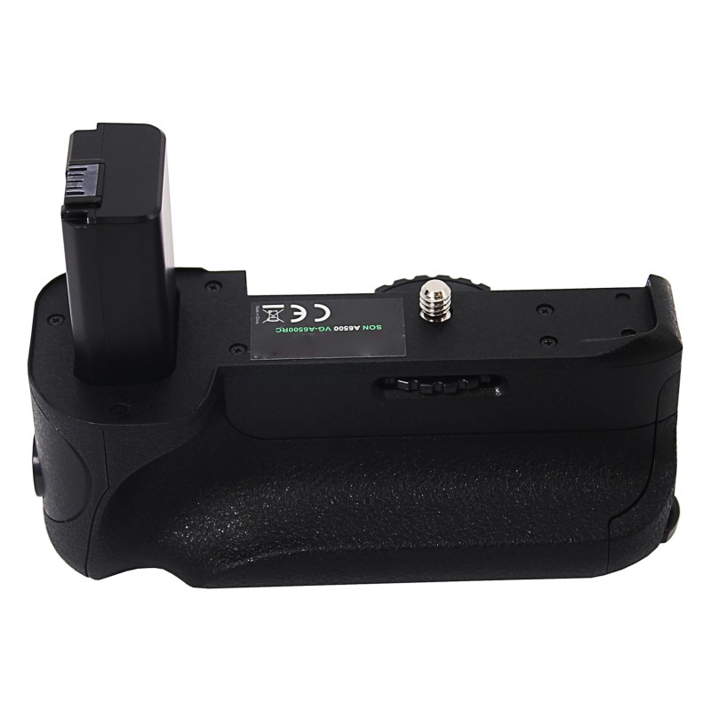 Batterygrip voor Sony A6500 + draadloze afstandsbediening