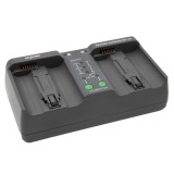 ChiliPower Duo chargeur pour 2 batteries Nikon EN-EL18 et EN-EL18D avec fonction de calibrage