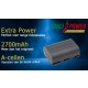 ChiliPower batterie LP-E6NH pour Canon - Extra Power 2700mAh haute capacité - Image 2