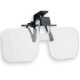 Carson loupe lunettes 2x (+4.00 dioptries) clip-on et flip-up pour travail de précision - Image 2